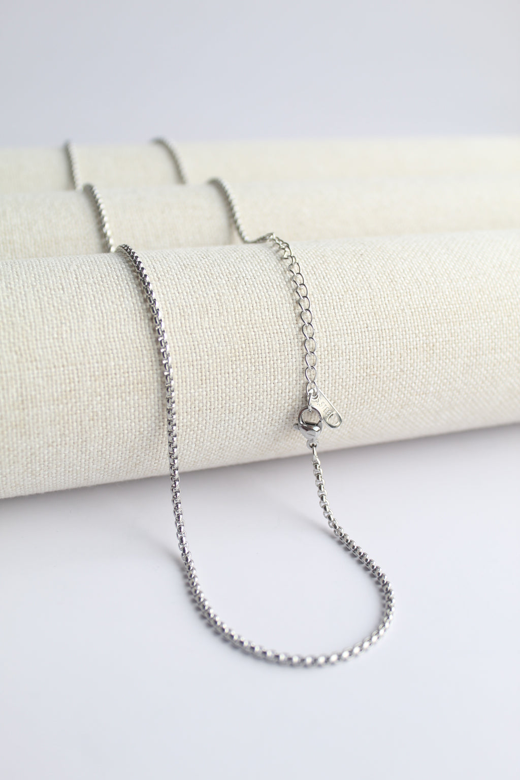2mm Round Box Chain (SILVER)