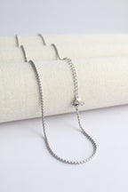 2mm Round Box Chain (SILVER)