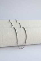 2mm Round Box Chain (SILVER)