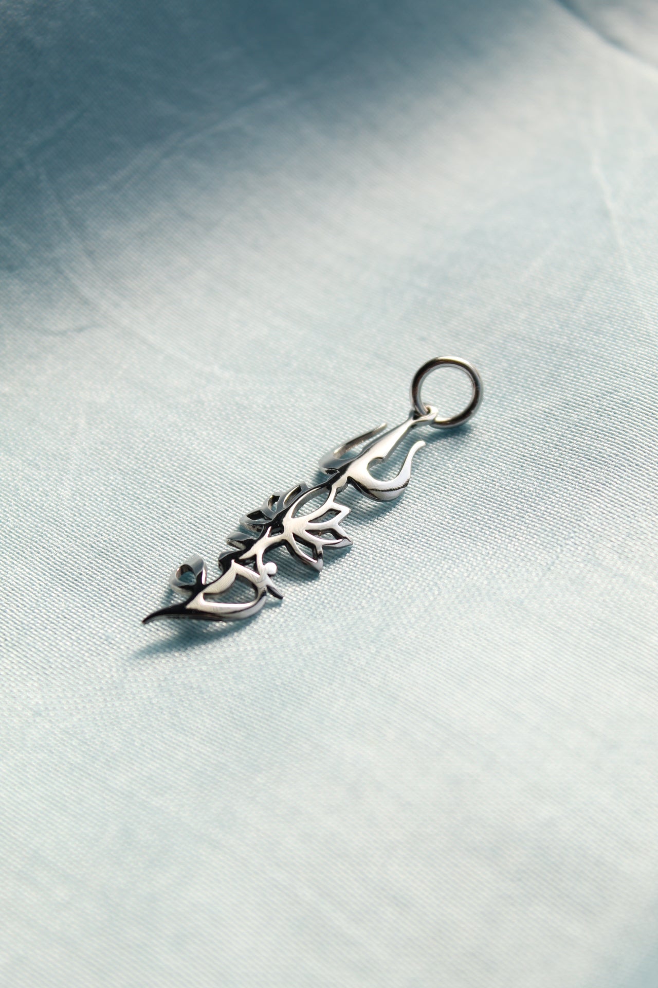 Trishul Lotus Om Pendant