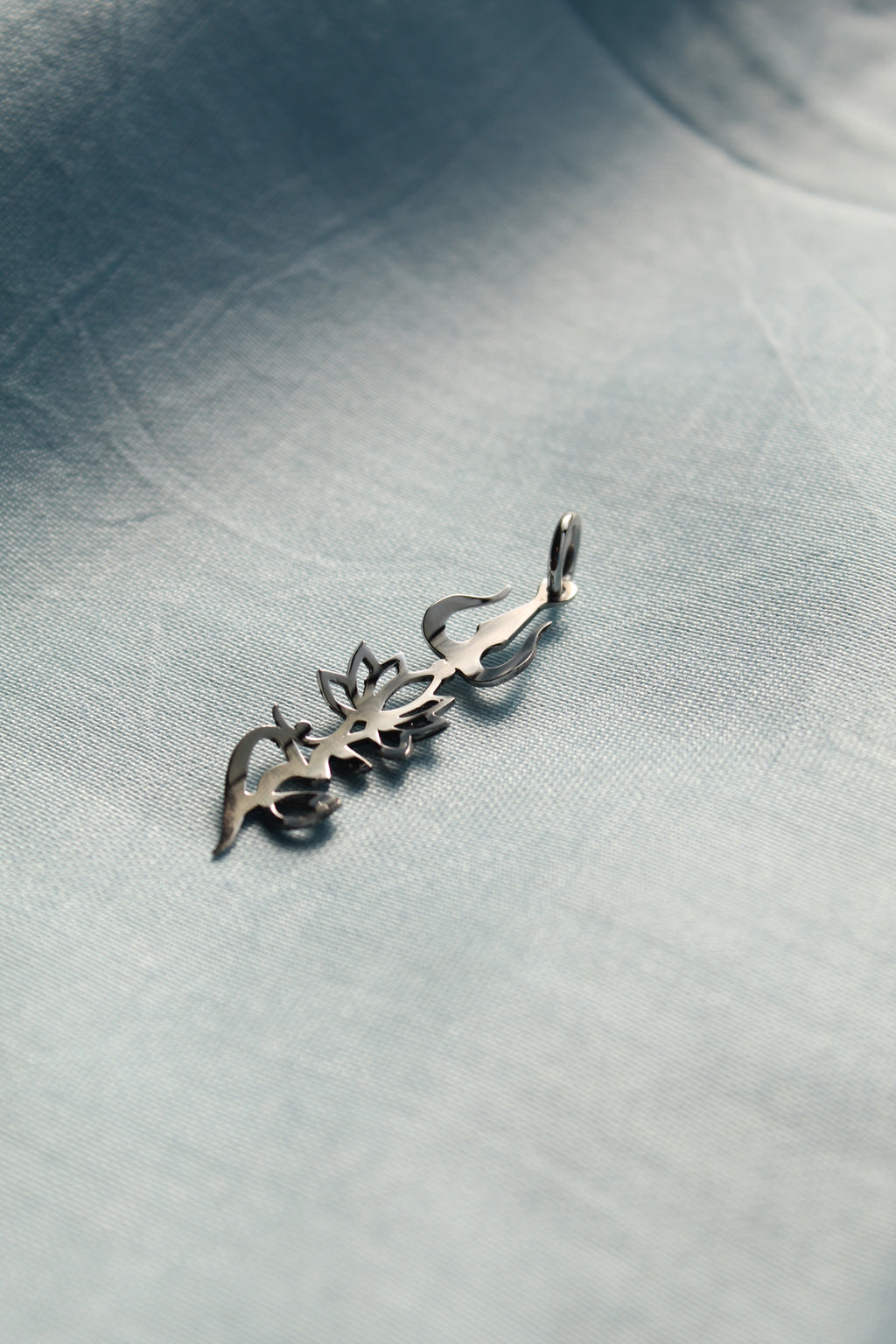 Trishul Lotus Om Pendant