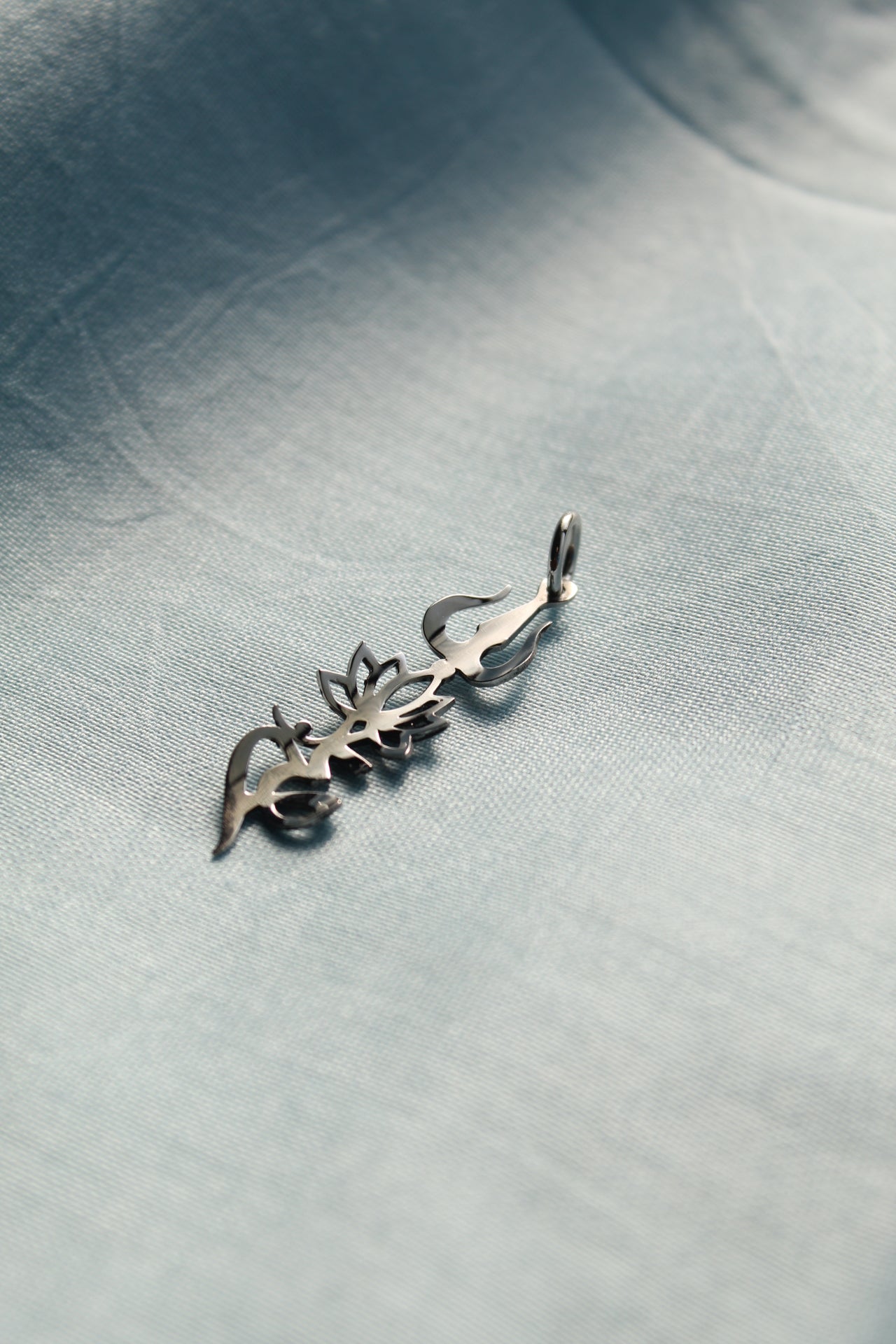 Trishul Lotus Om Pendant