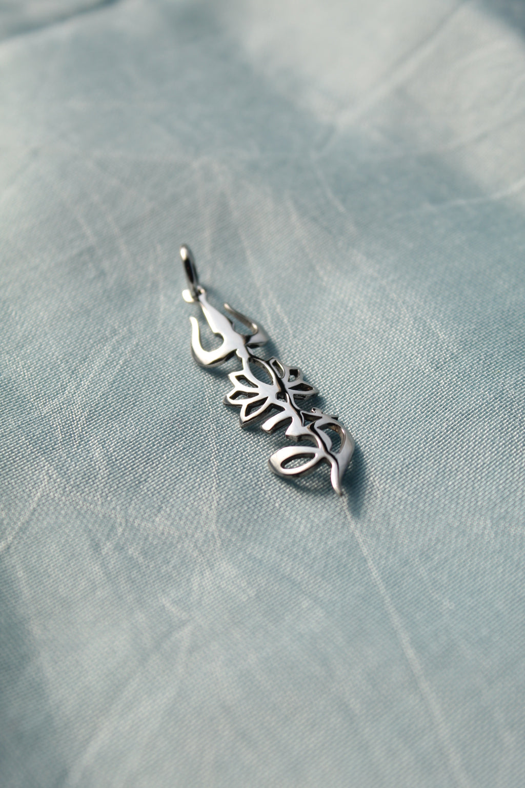 Trishul Lotus Om Pendant