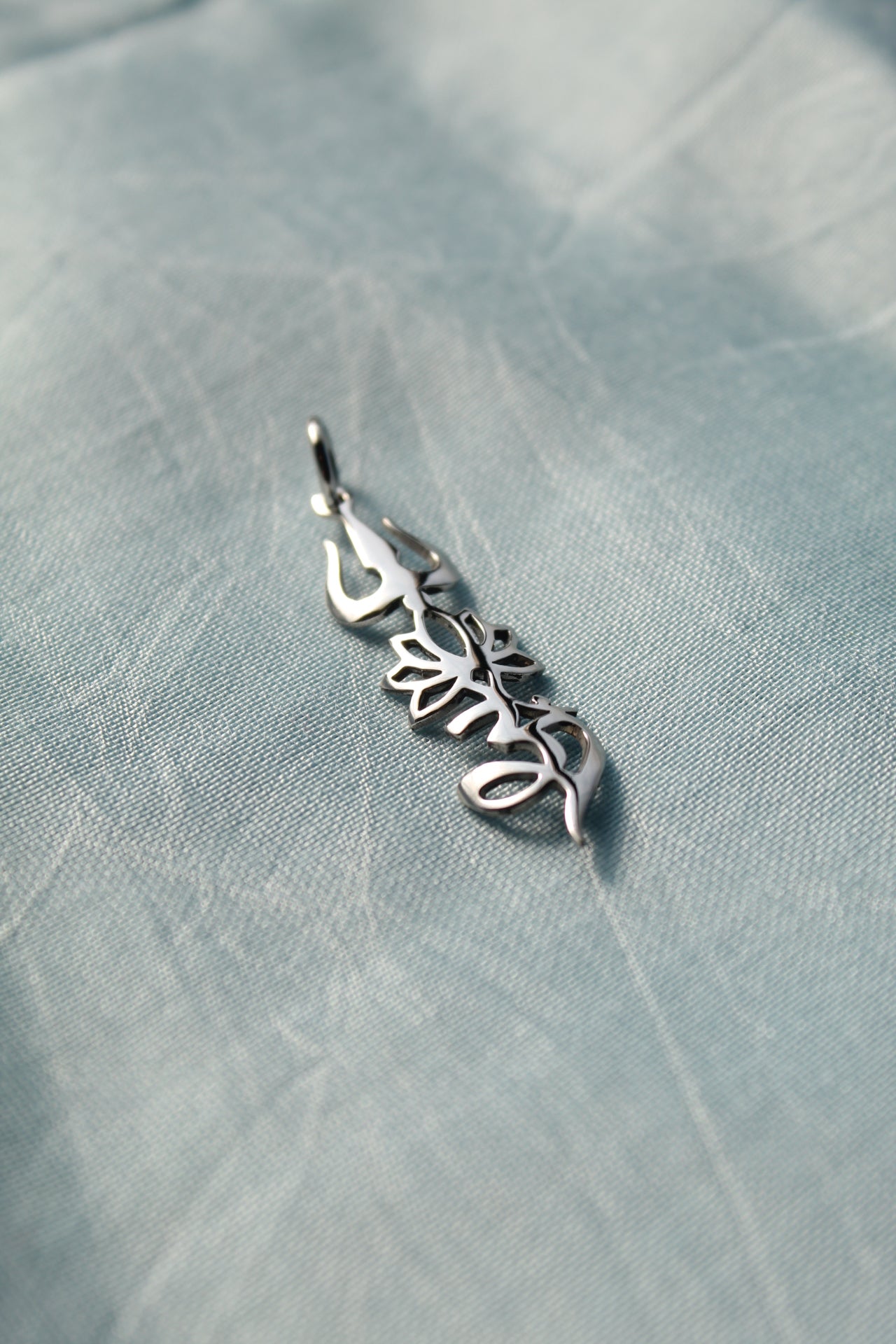 Trishul Lotus Om Pendant